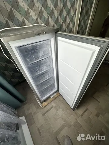 Фото товара Морозильник Бирюса 414M металлик в магазине Империя Комфорта